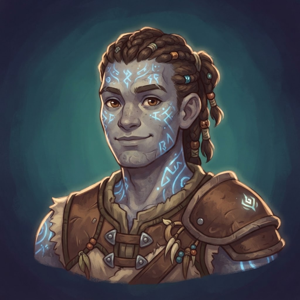 Kavi Stormgale — Goliath Barbarian