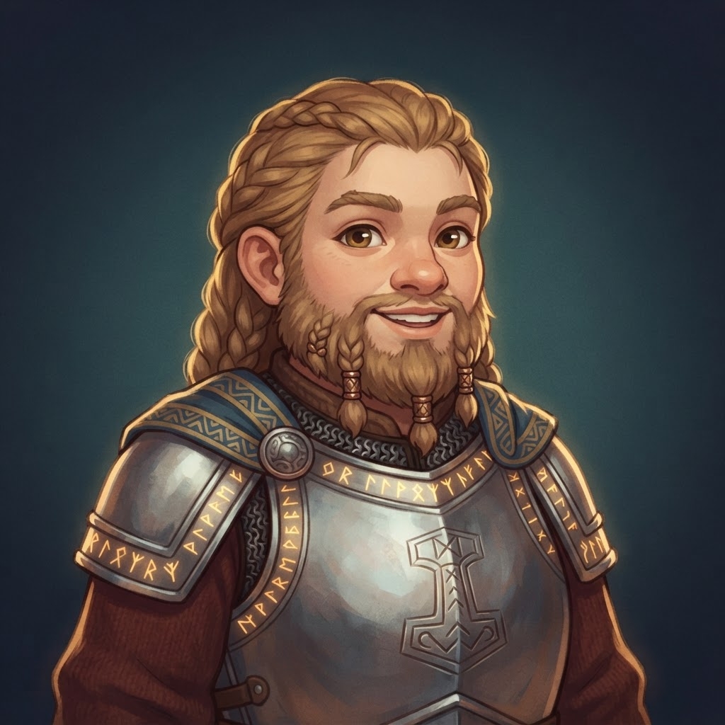 Bram Ironholt — Dwarf Paladin